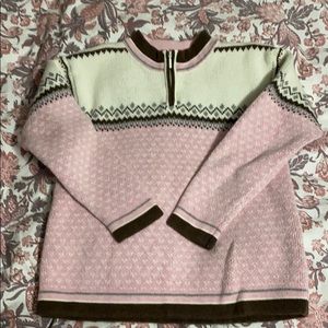 Hanna Andersson fair isle sweater size 130 cm.